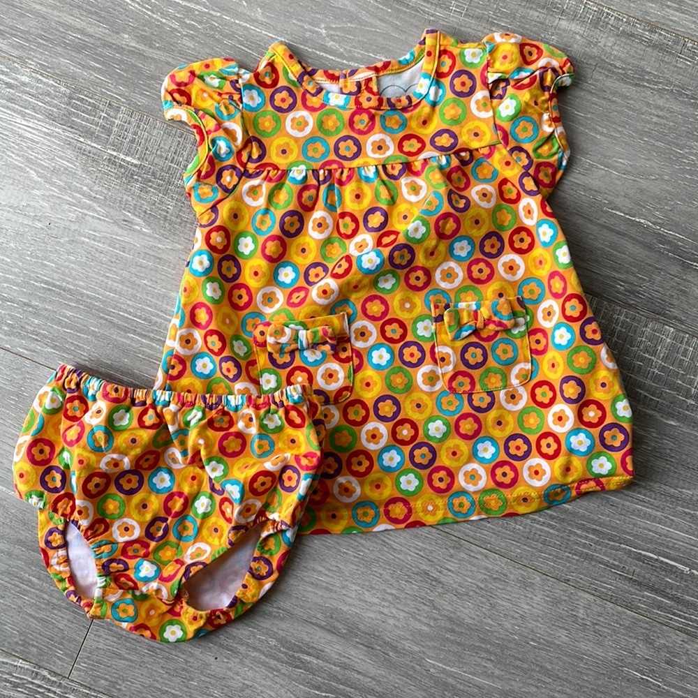 Baby girls vibrant set size 3-6 mo